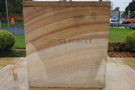 Police hunt ANZAC memorial vandals