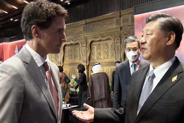 Article image for Xi Jinping confronts Justin Trudeau over ‘leaked’ talks