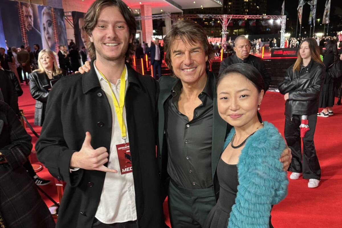 Article image for On the red carpet with Tom Cruise