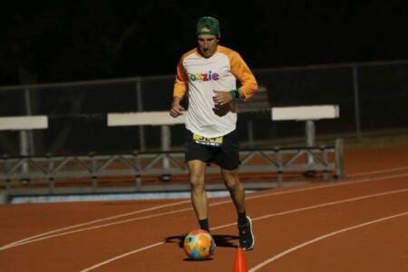 Children’s entertainer dribbling his way to a world record