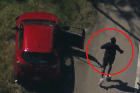 ‘He’s thrown something!’ Ray’s epic call as wild police chase takes off