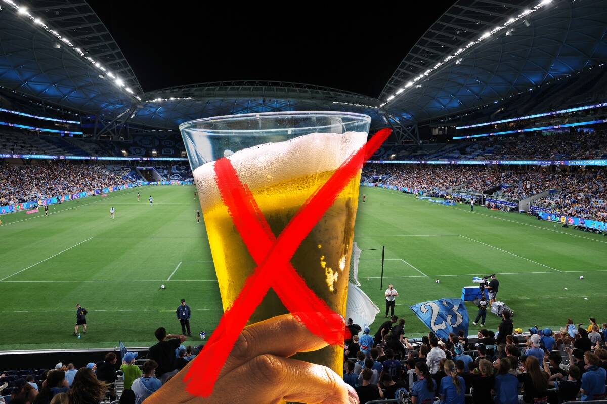 Article image for Nup to the Alcoholic Cup: Aussies turning away from alcohol at sporting events