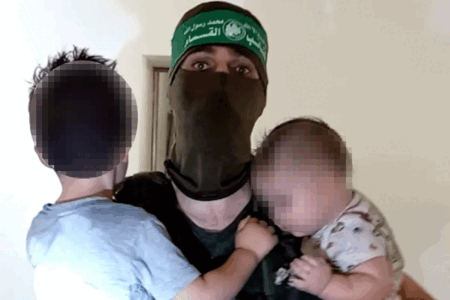 ‘Profoundly evil’ – Hamas video shows babies held hostage in Gaza