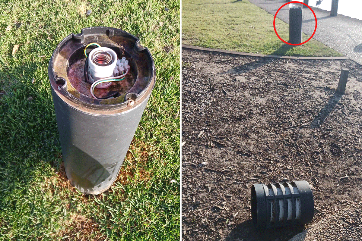 Article image for ‘Destroyed’ – Vandals trash light poles in Canada Bay