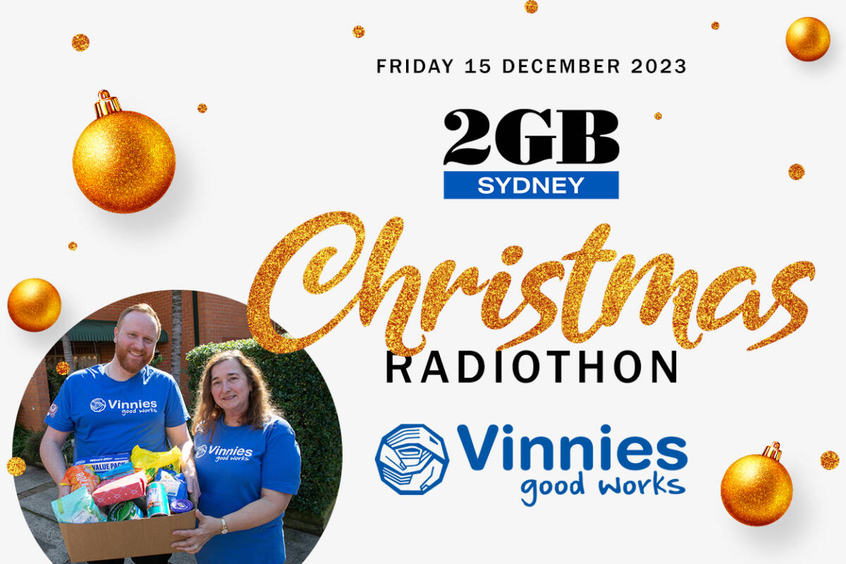 Article image for Donate  – 2GB Vinnies Christmas Radiothon