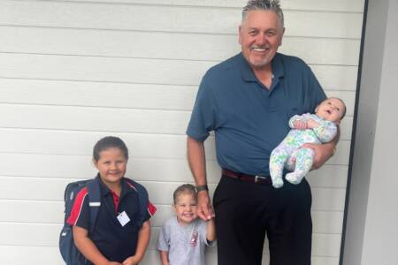 First day of Kindy for Ray’s adorable grandchild