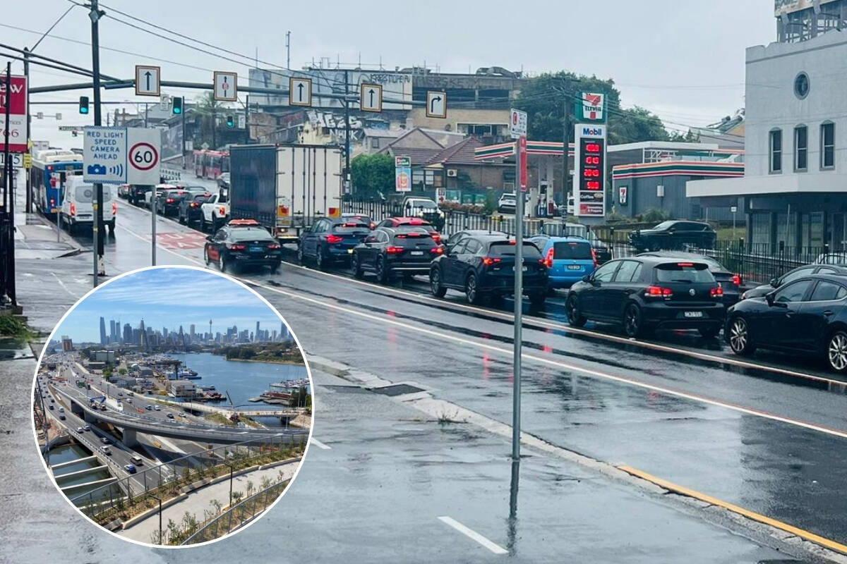 Article image for ‘Must see photos’ – Delays on Rozelle interchange hurting business