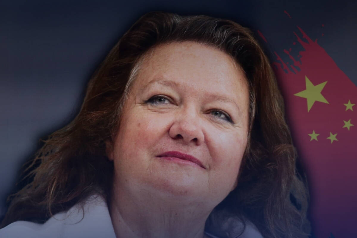 Article image for ‘Truth hurts’ – Gina Rinehart on why China is smarter than Australia