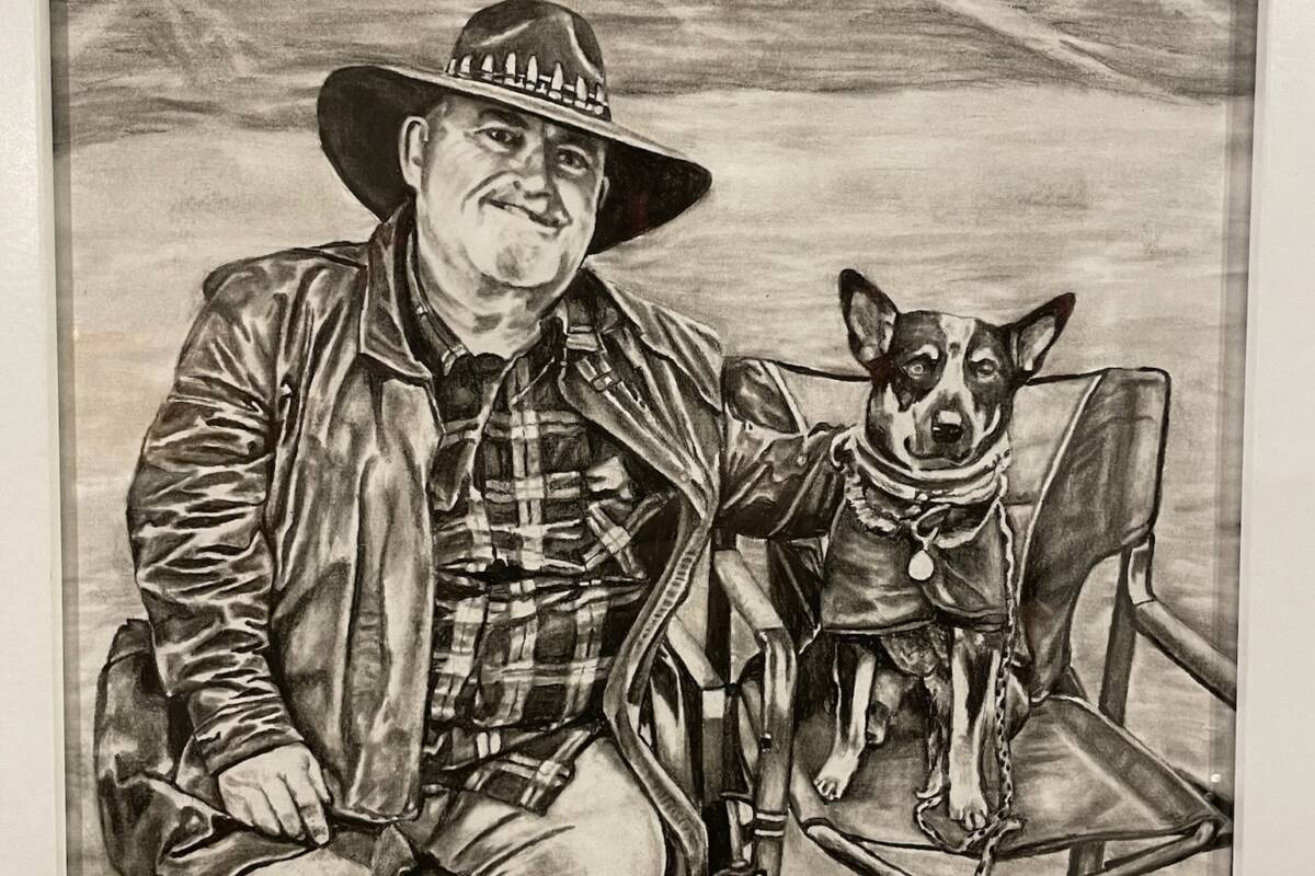 Article image for Spectacular portrait of The Duck and his trusty cattle dog Clancy