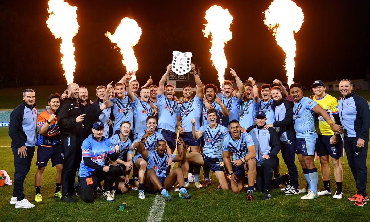 Article image for Blues under 19’s coach ‘blown away’ by the talent of his players following Origin victory over Queensland