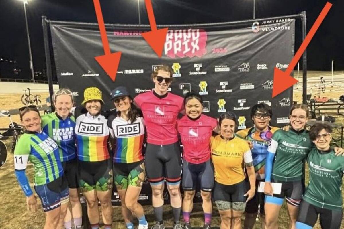 Article image for ‘Gold, Silver, Bronze’ – Trans cyclists dominate female race