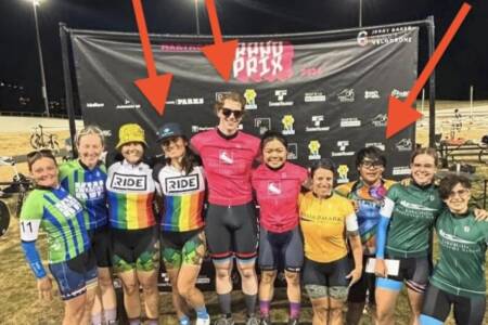 ‘Gold, Silver, Bronze’ – Trans cyclists dominate female race