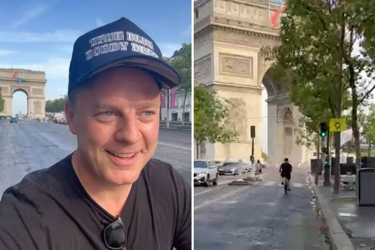 Article image for Ben takes over Paris on the bike!