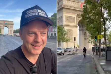 Ben takes over Paris on the bike!