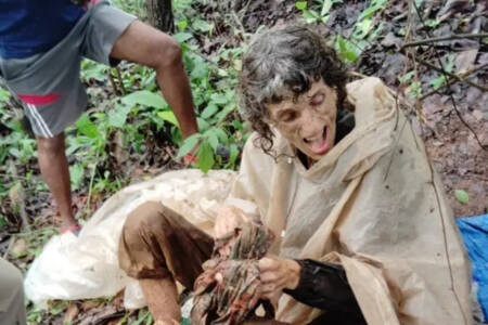 ‘Cowardly husband’ – Wife chained to tree and left to die