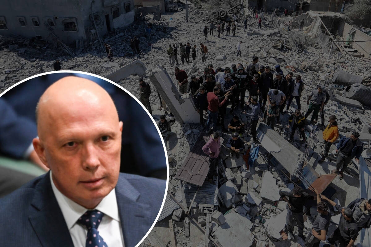 Article image for ‘We shouldn’t be bullied’: Dutton doubles down on call to bar Gaza refugees