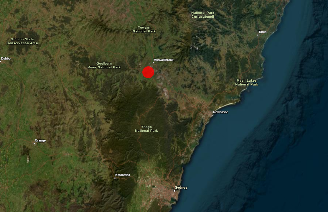 Article image for Hunter region rocked by 4.8 magnitude earthquake this afternoon