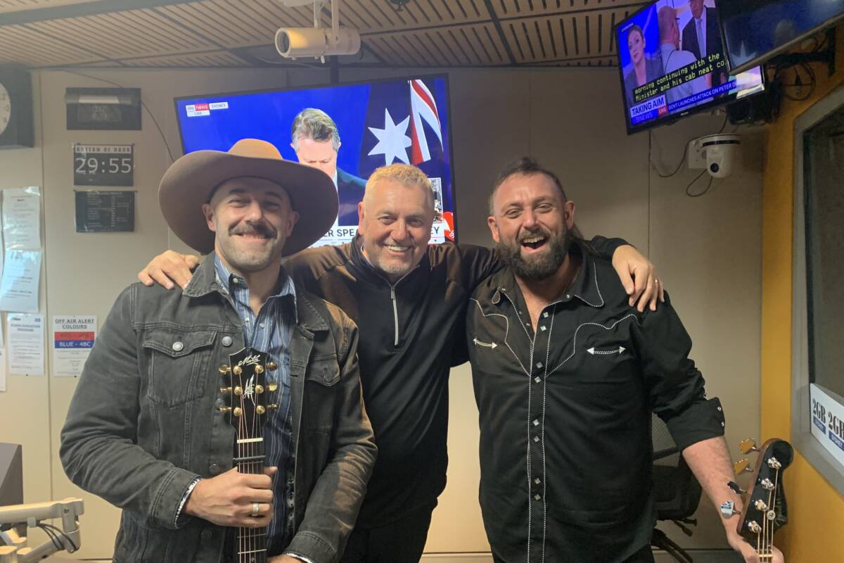 Article image for Country music duo The Wolfe Brothers join the Ray Hadley Morning Show