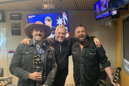 Country music duo The Wolfe Brothers join the Ray Hadley Morning Show