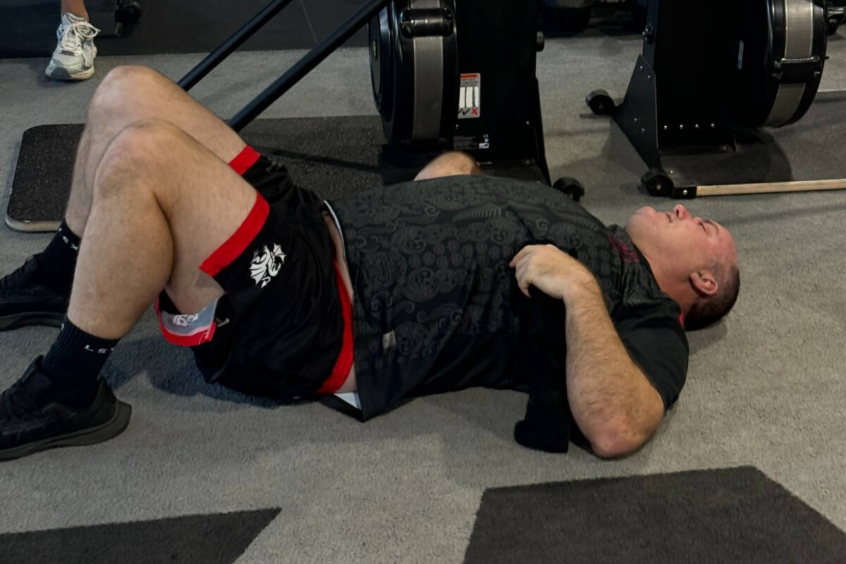 Article image for Mark ‘Piggy’ Riddell’s hilarious moment after big work out!