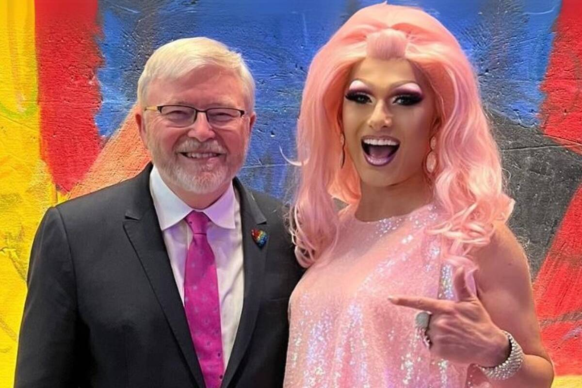 Article image for ‘$100,000 party’ – Kevin Rudd hosts another big bash with drag queens