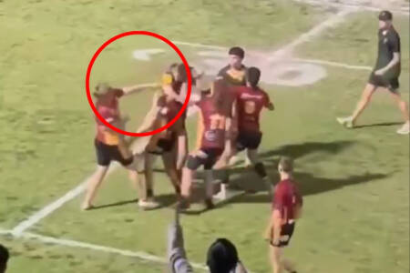 EXCLUSIVE – Wild brawl at local rugby league match