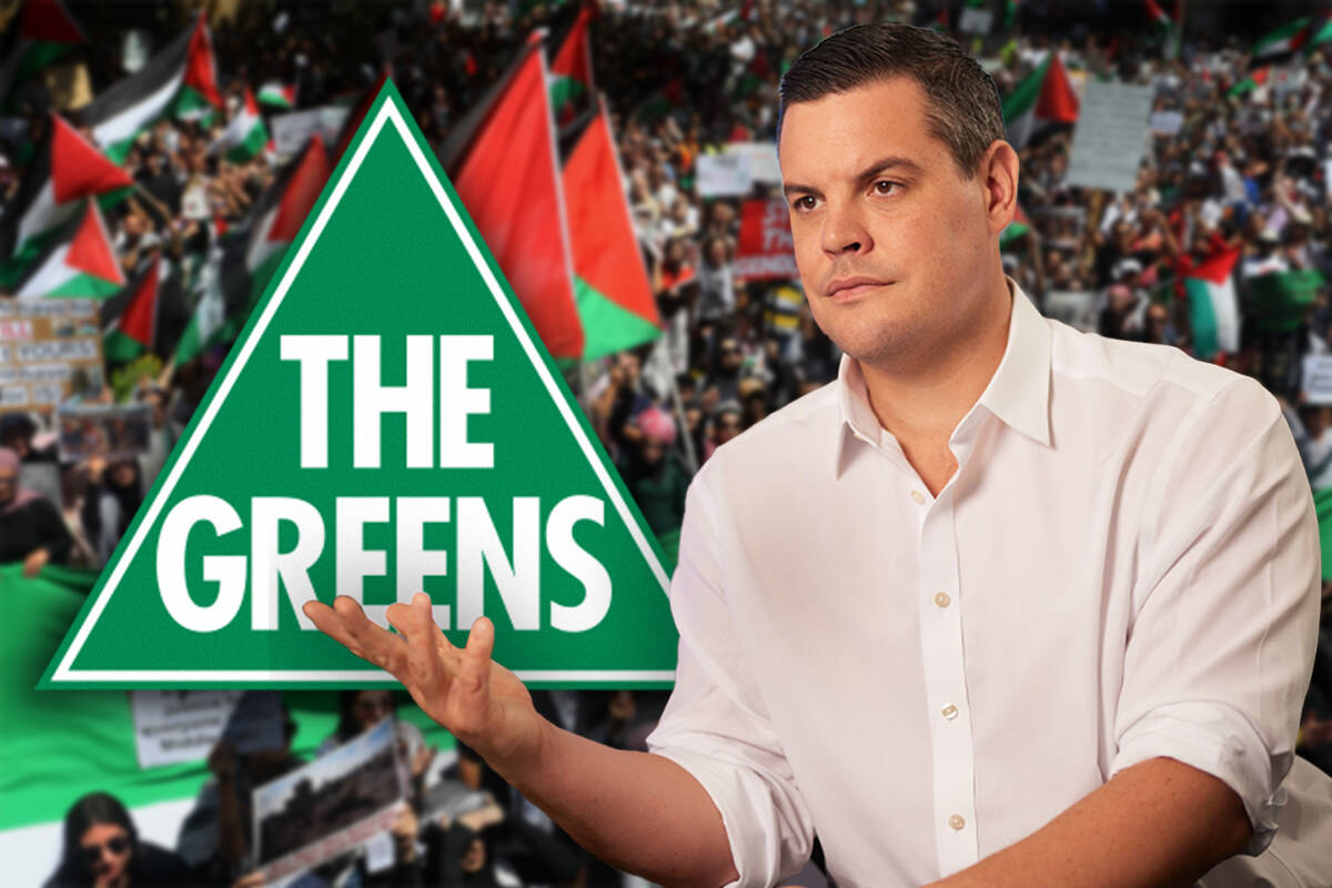 Article image for Chris O’Keefe has his say on political posters taking aim at ‘racist and appalling’ Greens