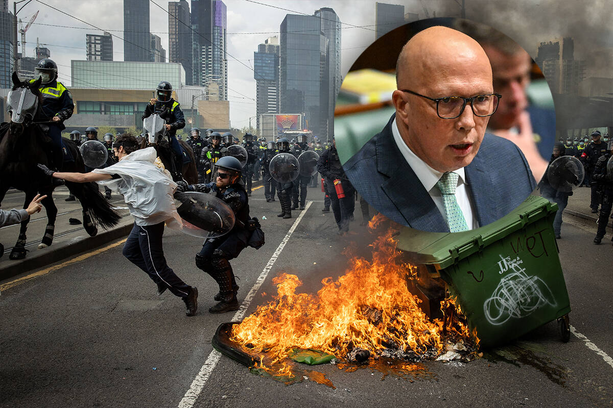 Article image for EXCLUSIVE: Peter Dutton takes aim at Labor Government’s lack of enforcement for pro-Palestinian protestors