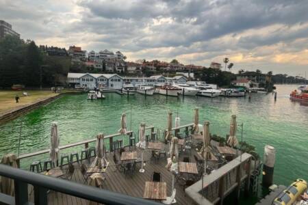 ‘You have to see it to believe it’ – Mysterious green liquid in Sydney harbour