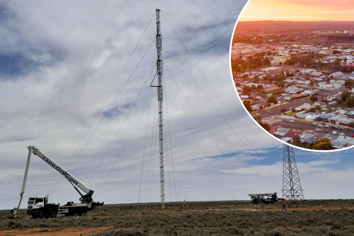 Article image for ‘Slow progress’- 4 emergency transmission towers erected in Far West NSW