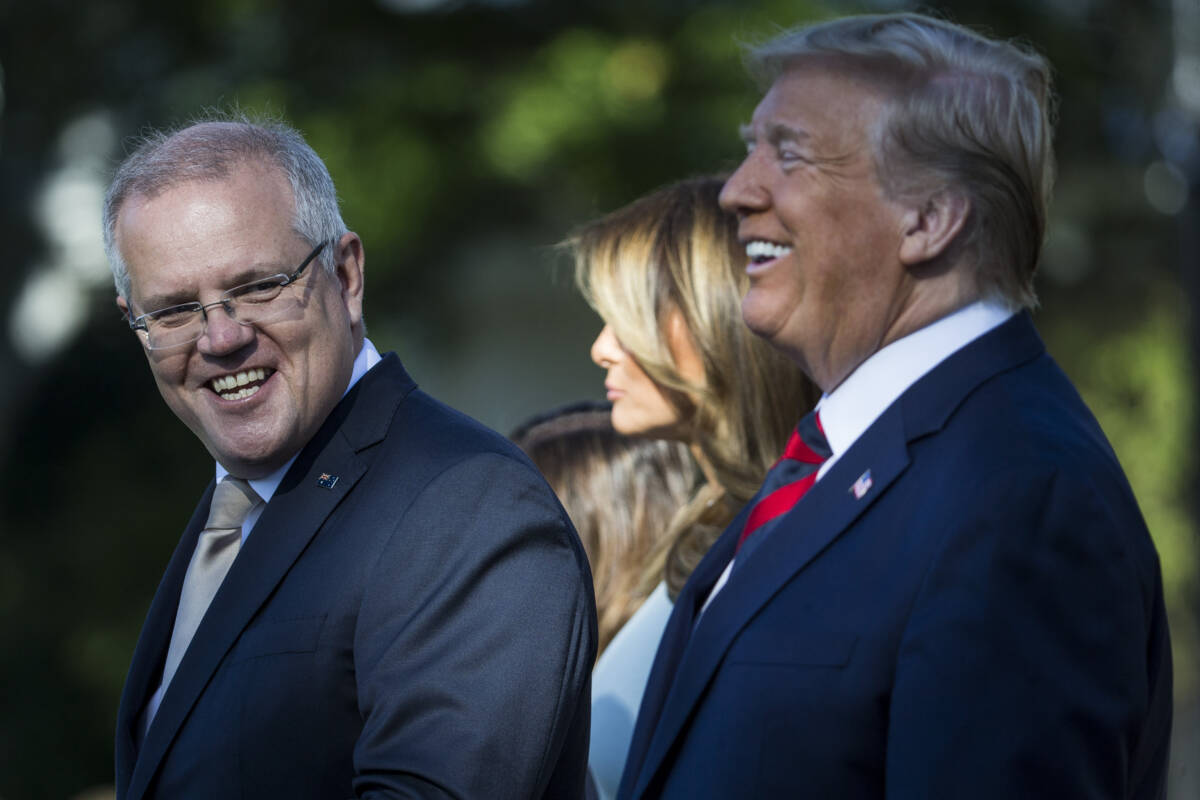 Article image for ‘We’re not passengers’: Scott Morrison dismisses concerns Australia will be worse off with Trump presidency