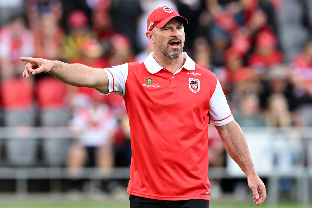 Article image for Dragons assistant coach Dean Young stays quiet on Clint Gutherson rumours