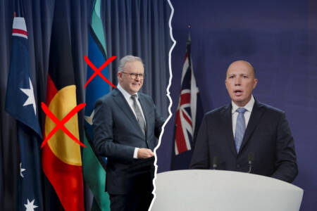 ‘One country’ – Peter Dutton’s election promise on Aussie flag