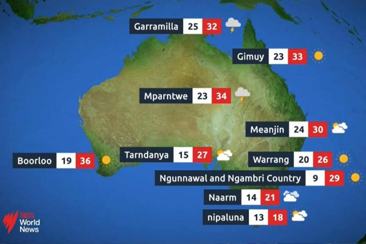 Article image for ‘Driving people mad’ – SBS using Indigenous names on weather map