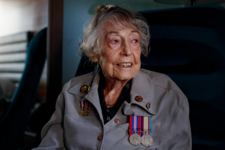 ‘Such an honour’ – WII Veteran Valerie Ireland turns 100