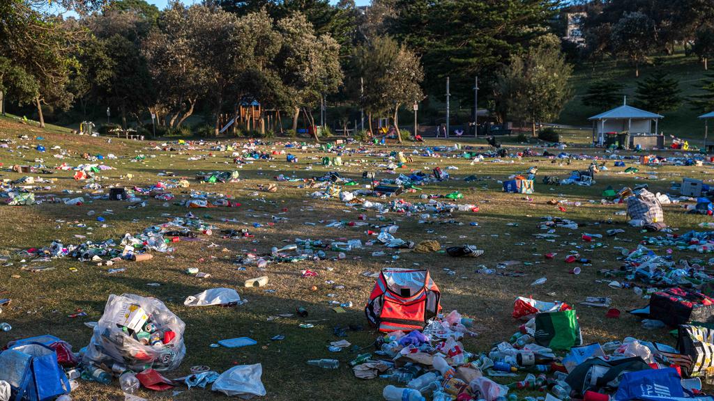 Article image for ‘Like a tip’ – Revelers trash Bronte Beach AGAIN