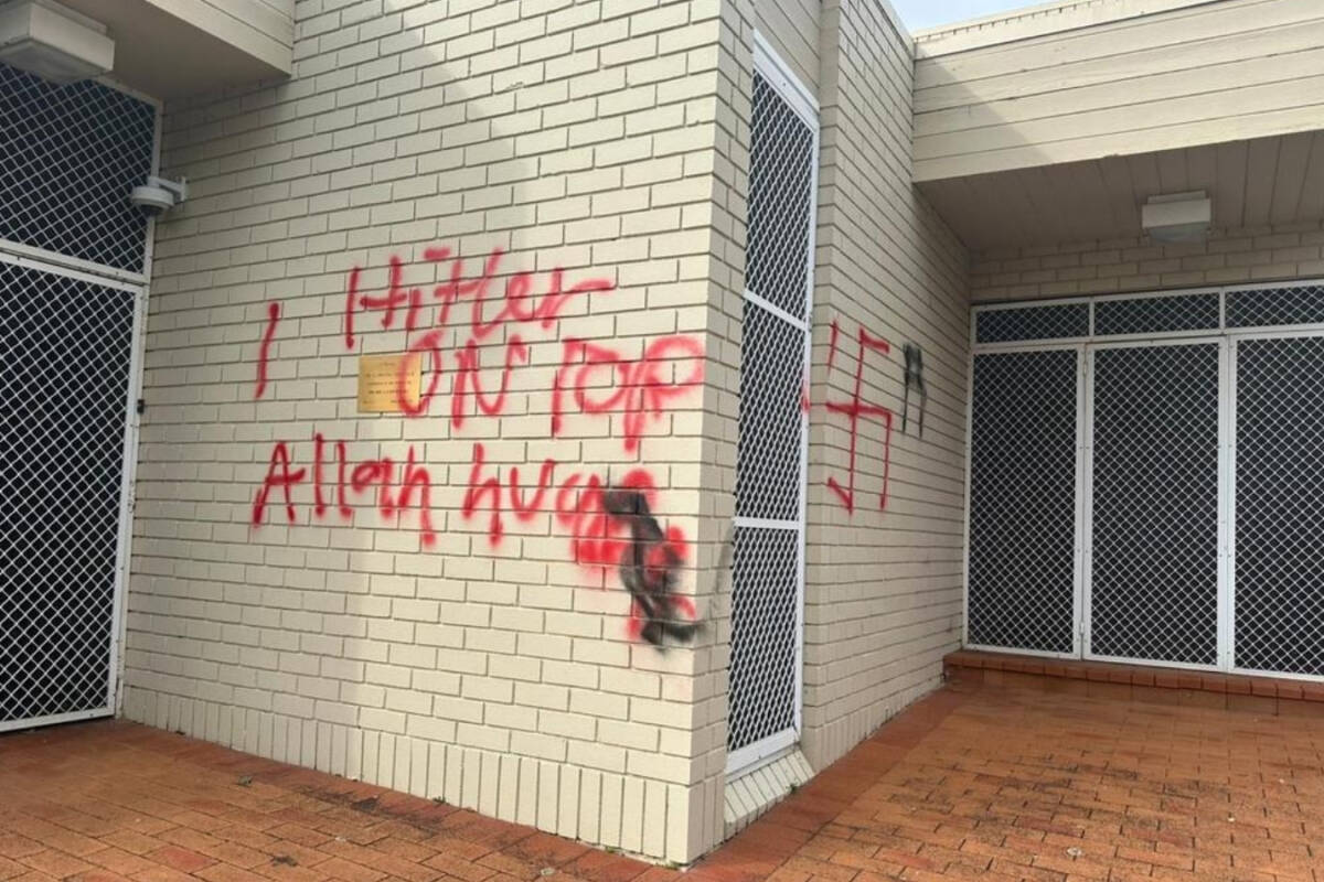 Article image for ‘We don’t want it here!’ – Levy calls out latest act of anti-Semitic vandalism