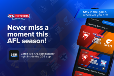 Catch live AFL coverage in the 2GB app!