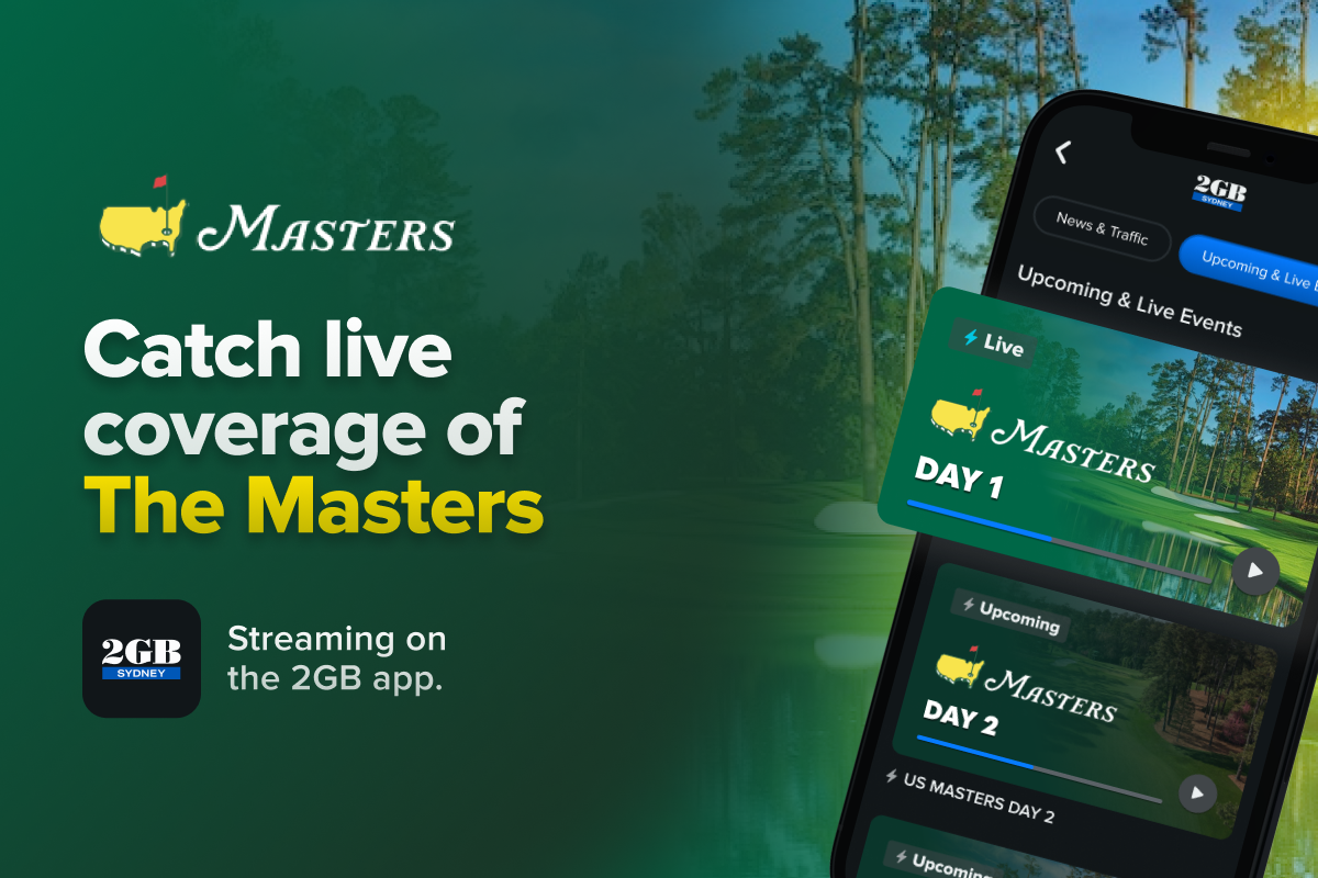 Article image for How to stream The Masters on Nine Radio